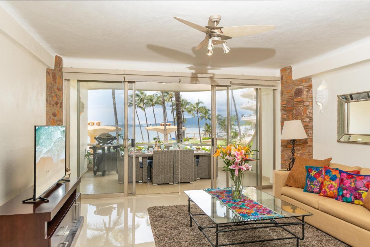 Ocean Front Condo with Pool Sleeps 7 Adults-Quinta del Mar 203 Nuevo Vallarta Esterno foto