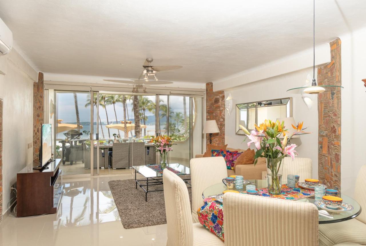 Ocean Front Condo with Pool Sleeps 7 Adults-Quinta del Mar 203 Nuevo Vallarta Esterno foto